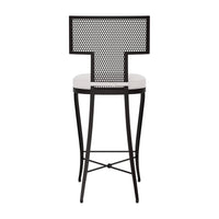 Made Goods Hadley Metal Outdoor Counter Stool in Alsek Fabric