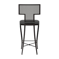 Made Goods Hadley Metal Outdoor Counter Stool in Alsek Fabric