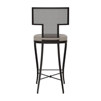 Made Goods Hadley Metal Outdoor Counter Stool in Alsek Fabric