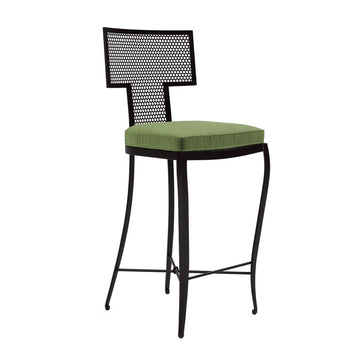 Made Goods Hadley Metal Outdoor Counter Stool in Havel Velvet