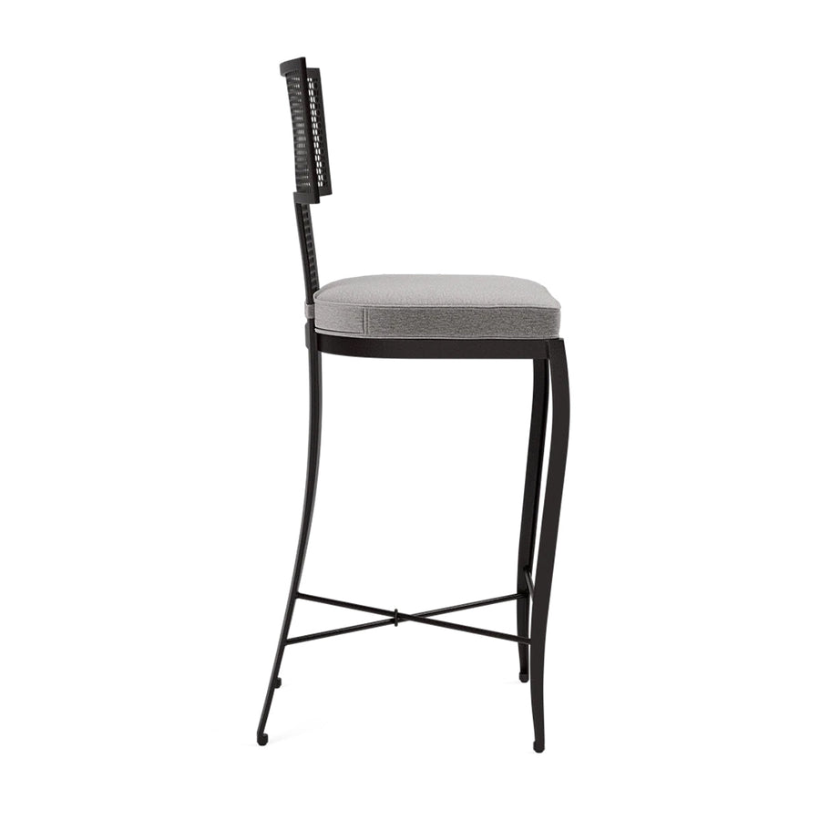 Made Goods Hadley Metal Outdoor Counter Stool in Havel Velvet