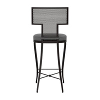 Made Goods Hadley Metal Outdoor Counter Stool in Weser Fabric