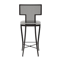 Made Goods Hadley Metal Outdoor Counter Stool in Weser Fabric