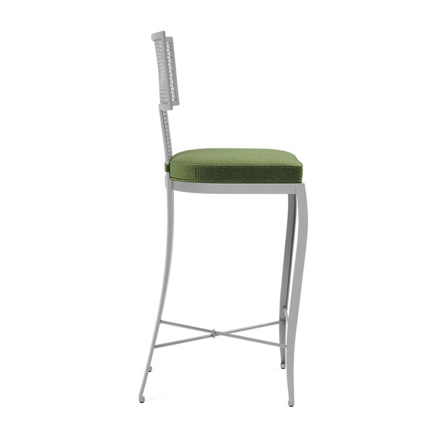 Made Goods Hadley Metal Outdoor Counter Stool in Havel Velvet