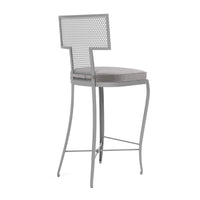 Made Goods Hadley Metal Outdoor Counter Stool in Havel Velvet