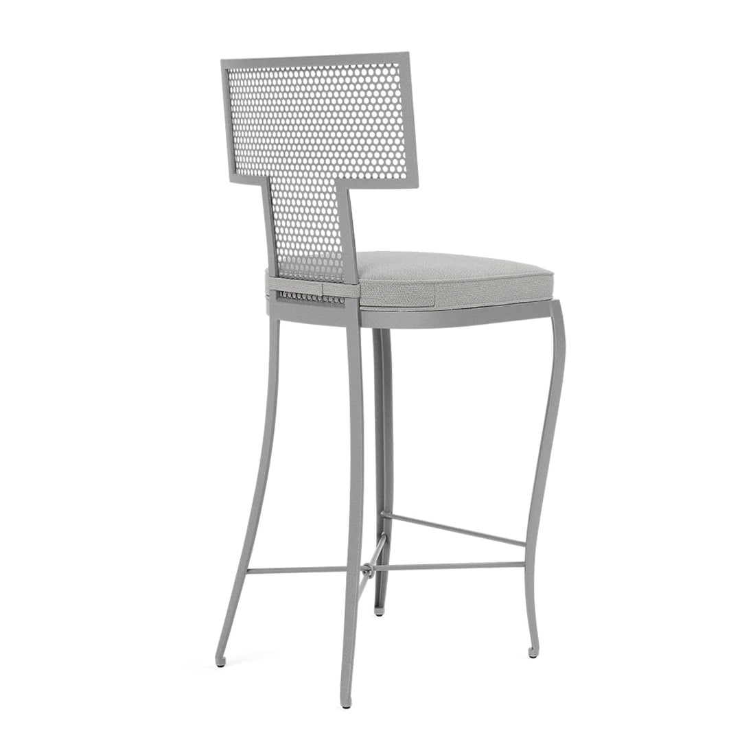 Made Goods Hadley Metal Outdoor Counter Stool in Weser Fabric