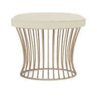 Made Goods Roderic Oval Stool in Bassac Shagreen Leather