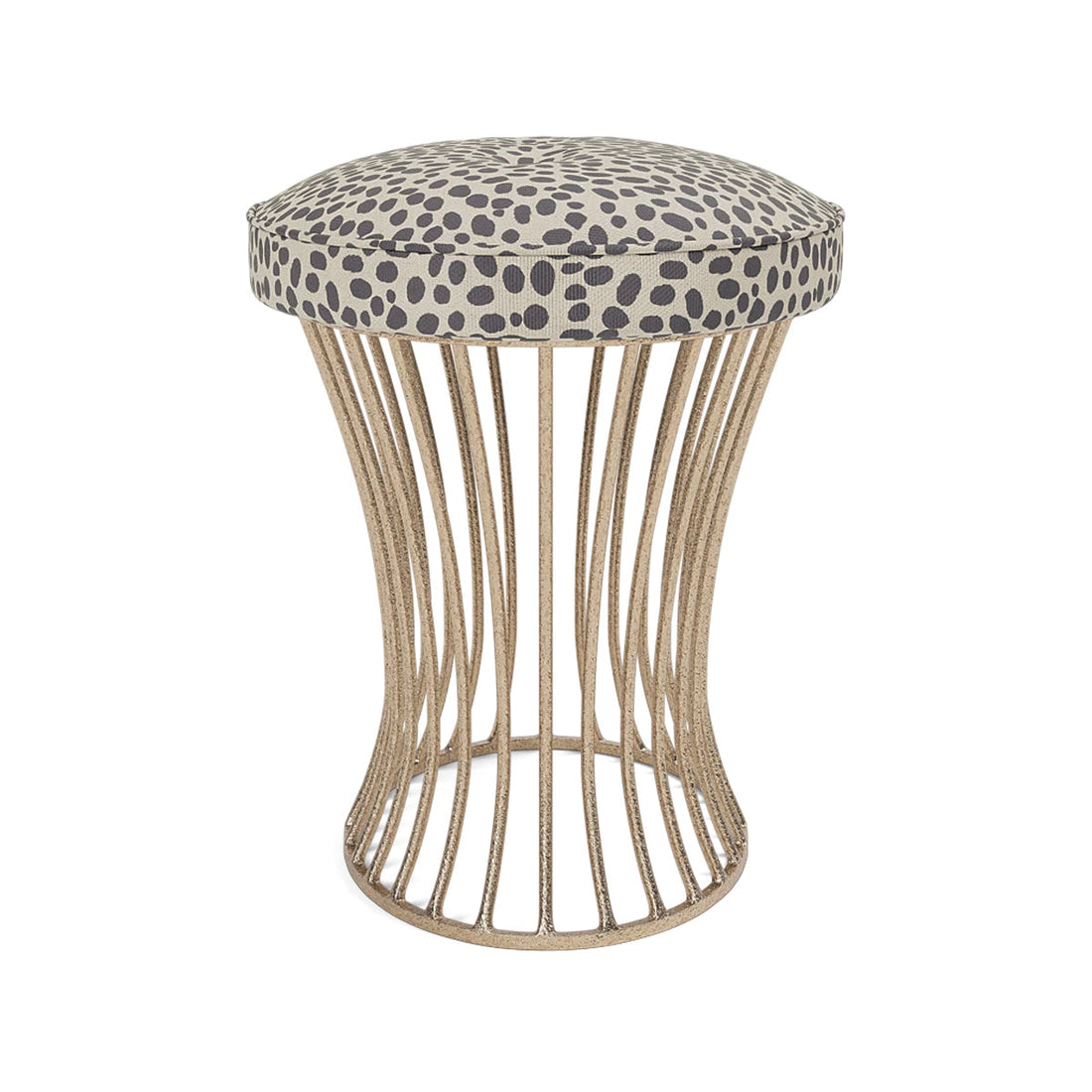 Made Goods Roderic Oval Stool in Brenta Cotton Jute