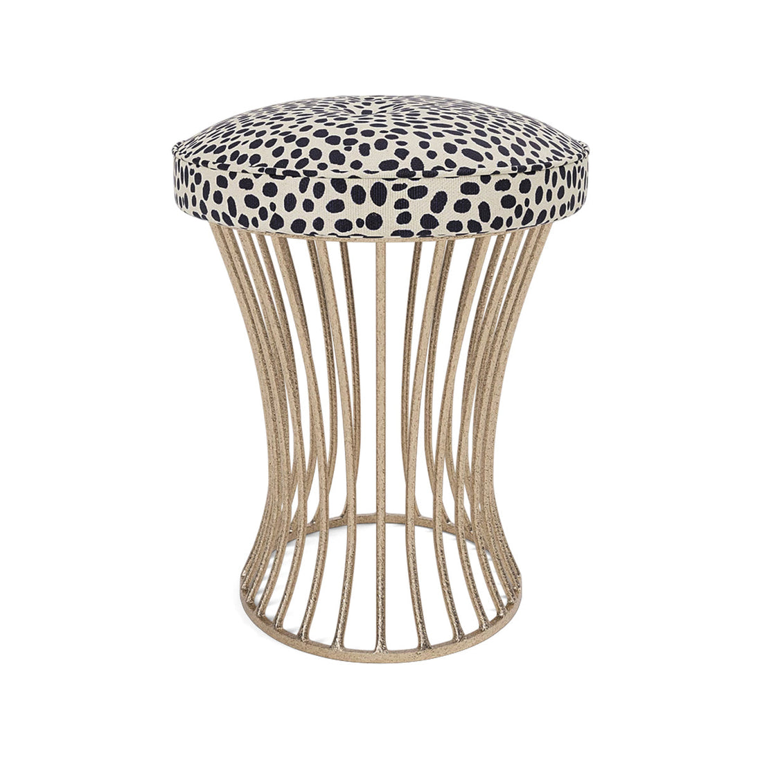 Made Goods Roderic Oval Stool in Brenta Cotton Jute