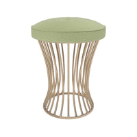 Made Goods Roderic Oval Stool in Ettrick Cotton Jute