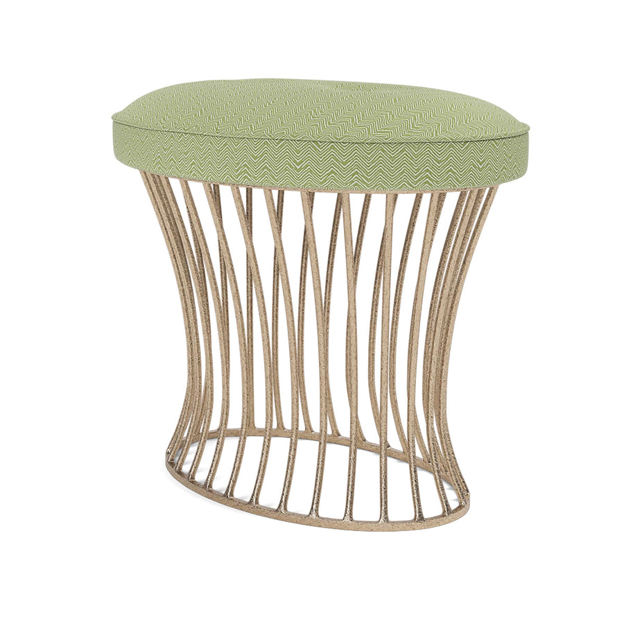 Made Goods Roderic Oval Stool in Ettrick Cotton Jute