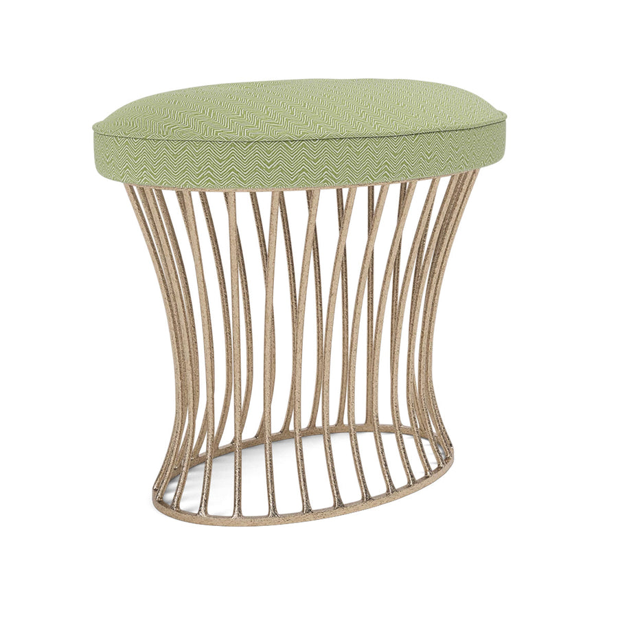 Made Goods Roderic Oval Stool in Ettrick Cotton Jute