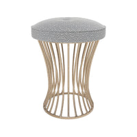 Made Goods Roderic Oval Stool in Ettrick Cotton Jute