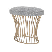 Made Goods Roderic Oval Stool in Ettrick Cotton Jute