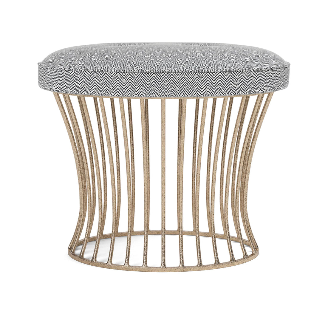 Made Goods Roderic Oval Stool in Ettrick Cotton Jute