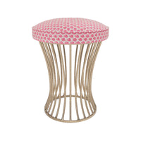 Made Goods Roderic Oval Stool in Humboldt Cotton Jute