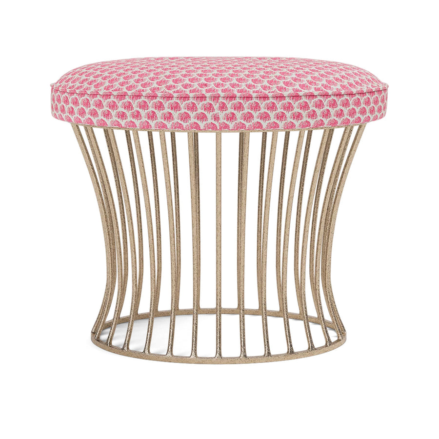 Made Goods Roderic Oval Stool in Humboldt Cotton Jute