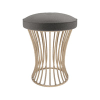 Made Goods Roderic Oval Stool in Havel Velvet