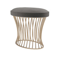 Made Goods Roderic Oval Stool in Havel Velvet