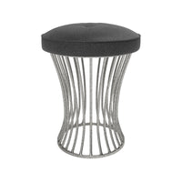 Made Goods Roderic Oval Stool in Bassac Shagreen Leather