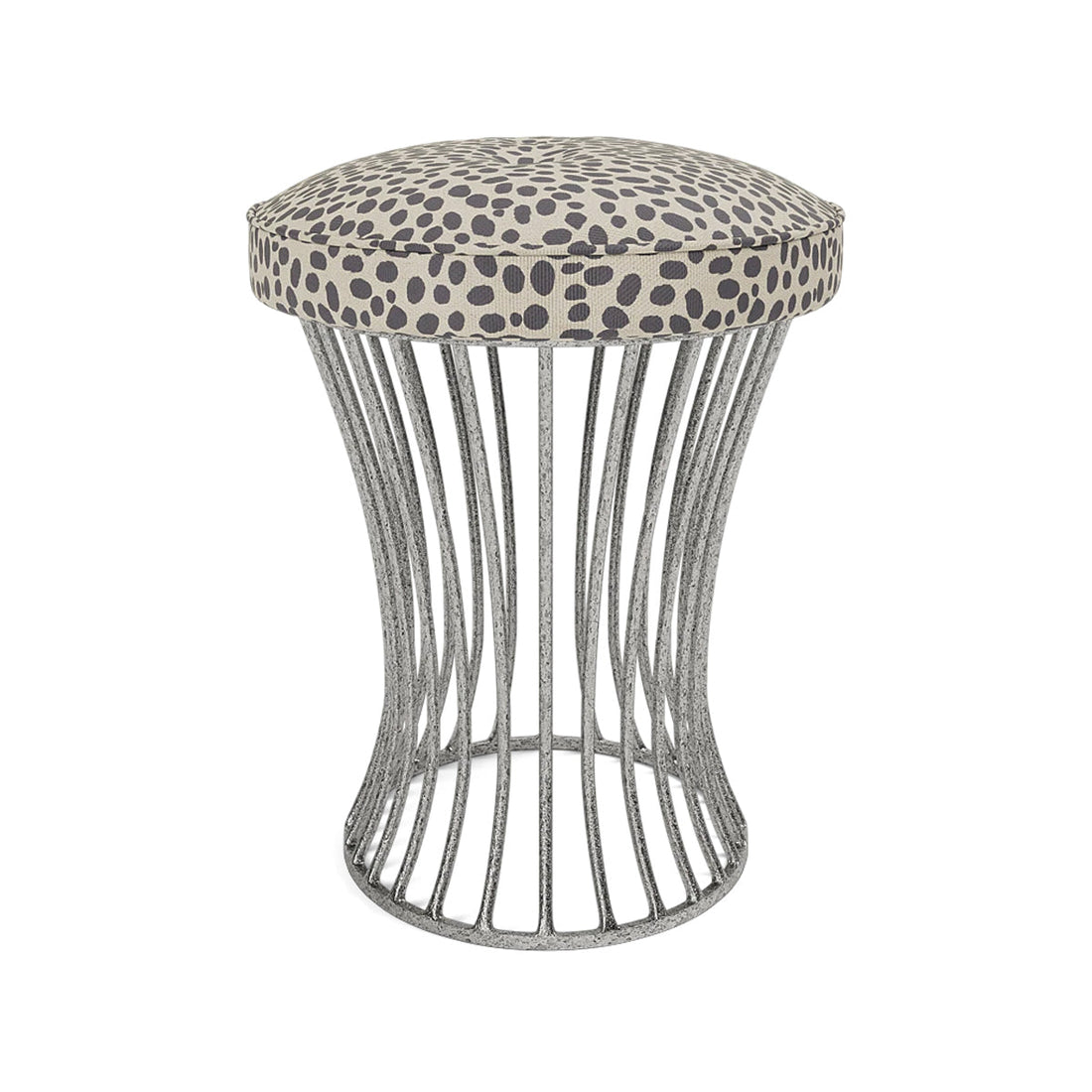 Made Goods Roderic Oval Stool in Brenta Cotton Jute