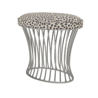 Made Goods Roderic Oval Stool in Brenta Cotton Jute