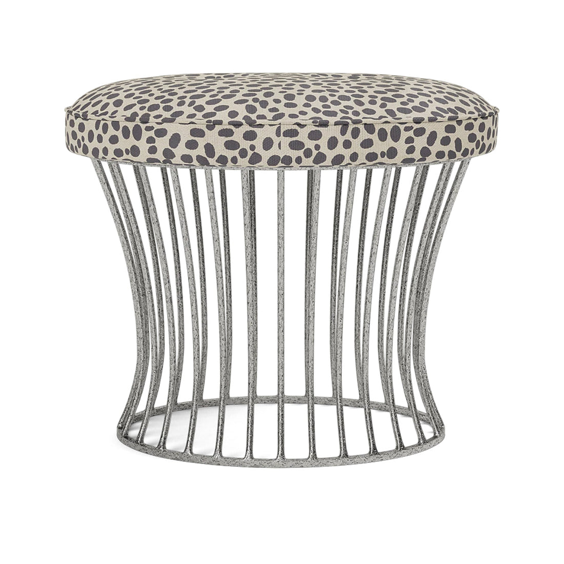 Made Goods Roderic Oval Stool in Brenta Cotton Jute