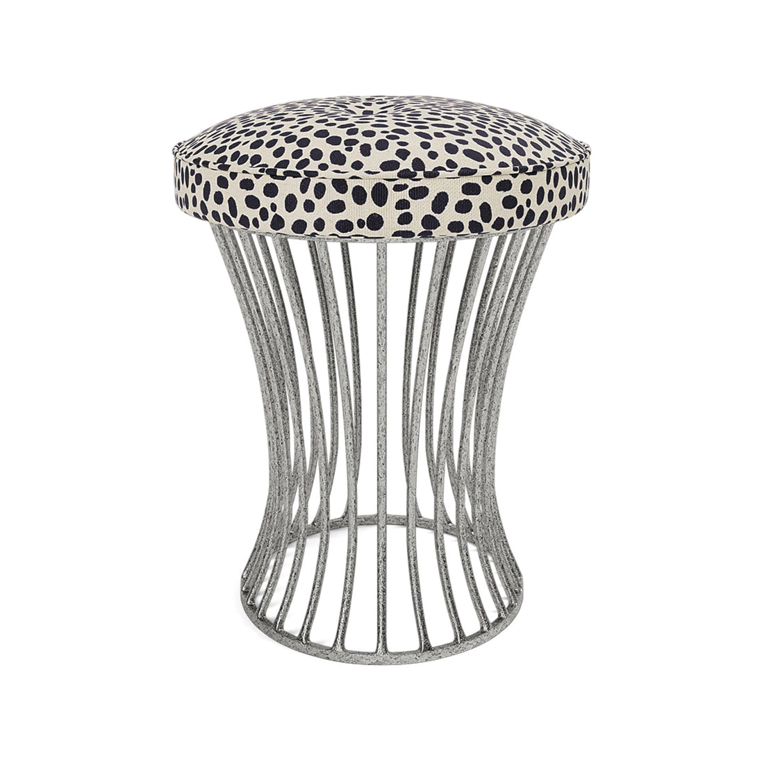 Made Goods Roderic Oval Stool in Brenta Cotton Jute