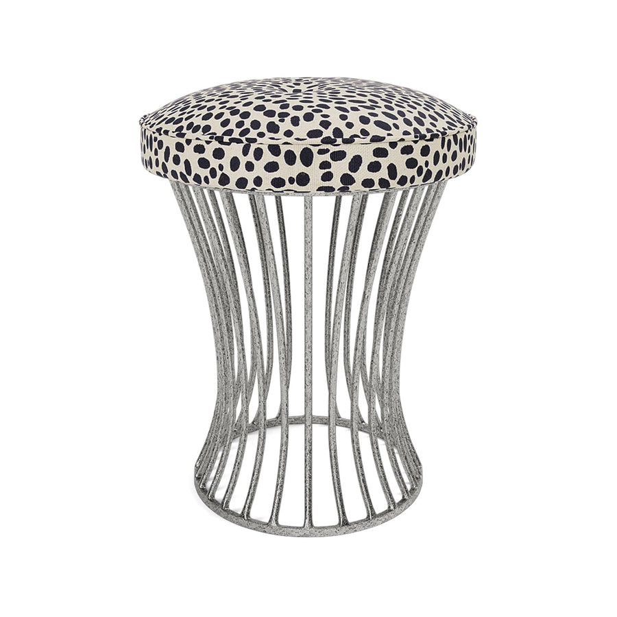 Made Goods Roderic Oval Stool in Brenta Cotton Jute