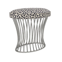 Made Goods Roderic Oval Stool in Brenta Cotton Jute