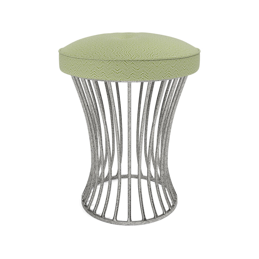 Made Goods Roderic Oval Stool in Ettrick Cotton Jute