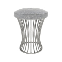 Made Goods Roderic Oval Stool in Ettrick Cotton Jute