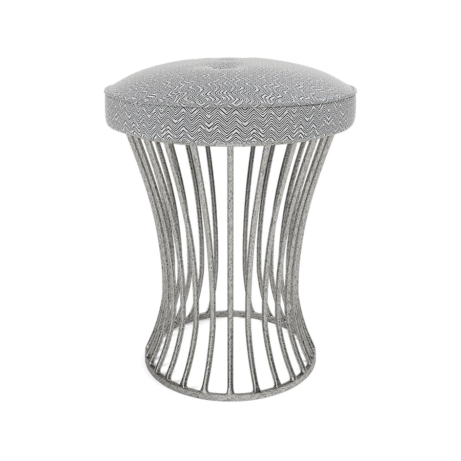 Made Goods Roderic Oval Stool in Ettrick Cotton Jute