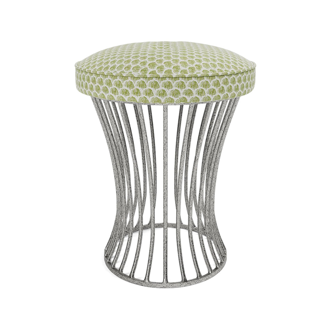 Made Goods Roderic Oval Stool in Humboldt Cotton Jute