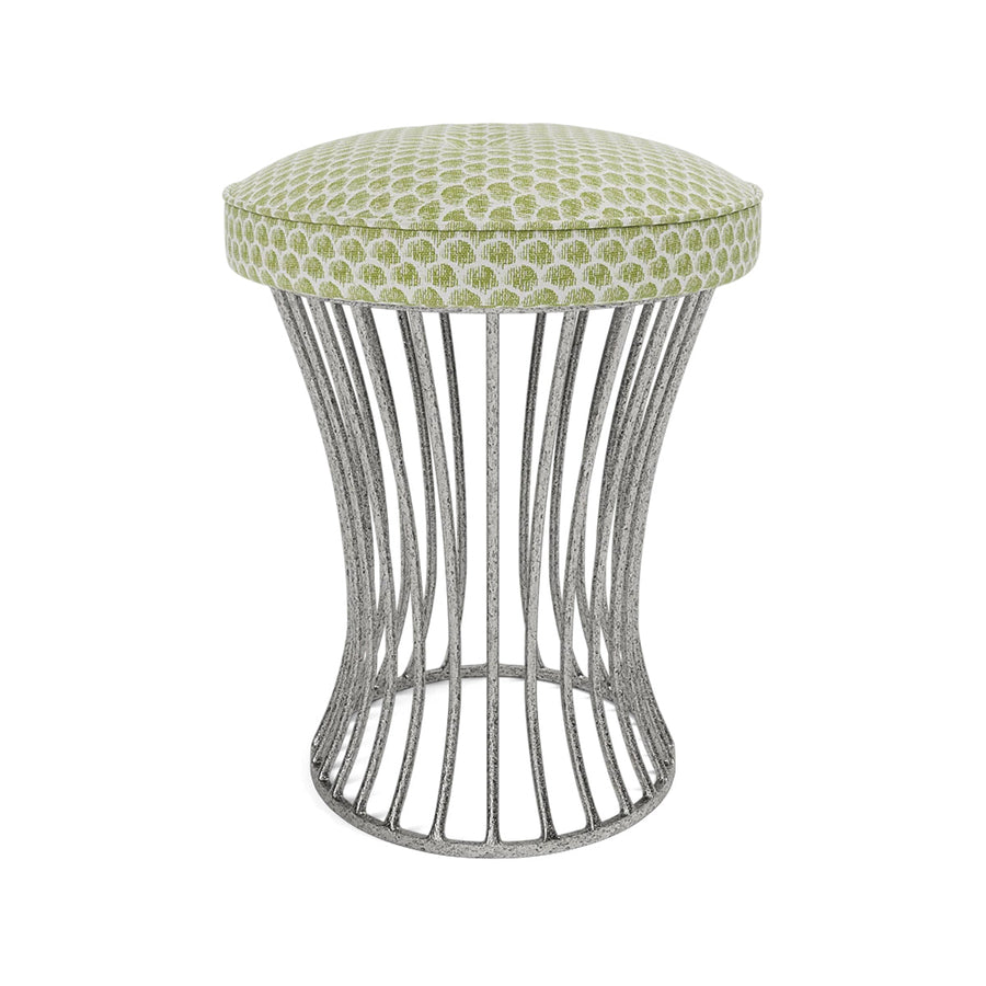 Made Goods Roderic Oval Stool in Humboldt Cotton Jute