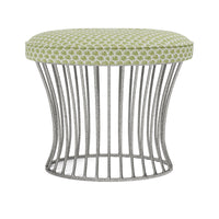 Made Goods Roderic Oval Stool in Humboldt Cotton Jute