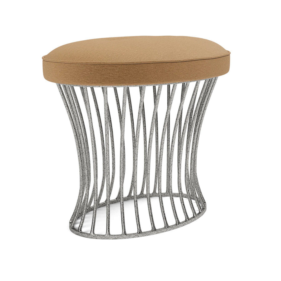 Made Goods Roderic Oval Stool in Havel Velvet