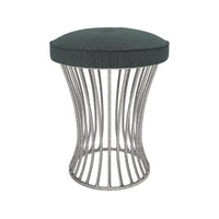 Made Goods Roderic Oval Stool in Pagua Fabric