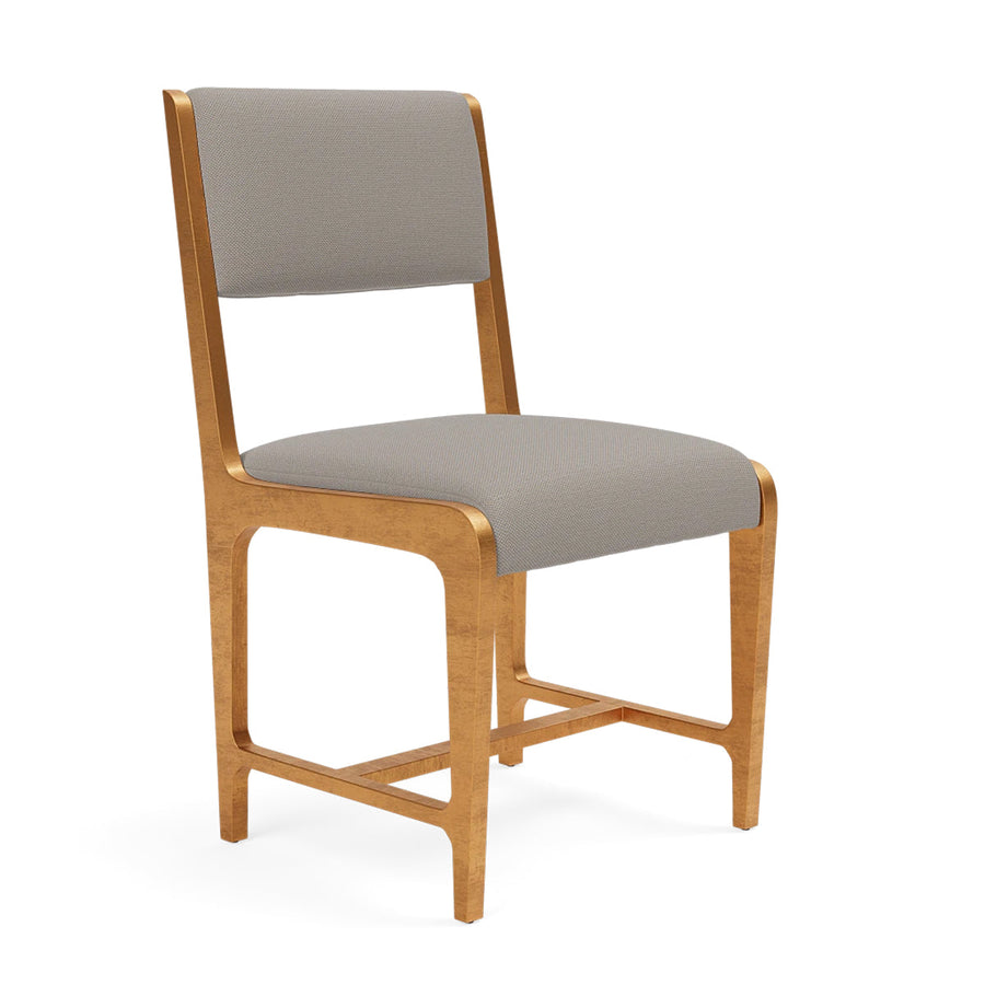 Made Goods Vallois Contemporary Metal Side Chair in Alsek Fabric