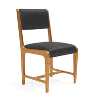 Made Goods Vallois Contemporary Metal Side Chair, Bassac Shagreen