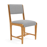 Made Goods Vallois Contemporary Metal Side Chair, Ettrick Cotton Jute