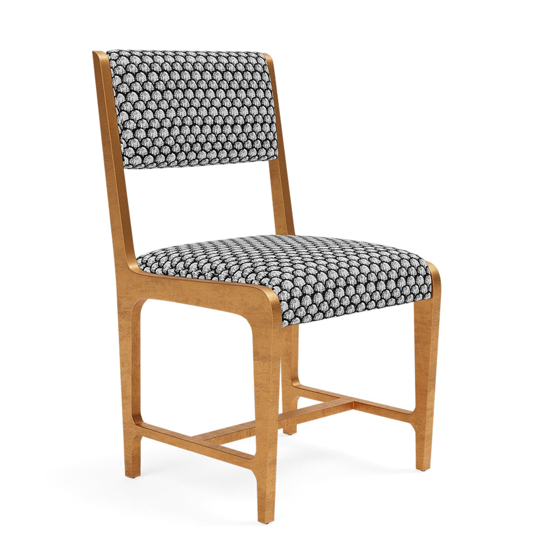 Made Goods Vallois Contemporary Metal Side Chair, Humboldt Cotton Jute