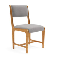 Made Goods Vallois Contemporary Metal Side Chair, Havel Velvet