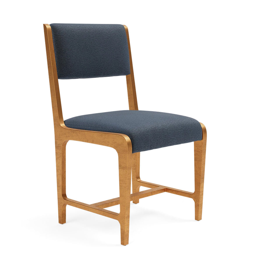 Made Goods Vallois Contemporary Metal Side Chair, Havel Velvet