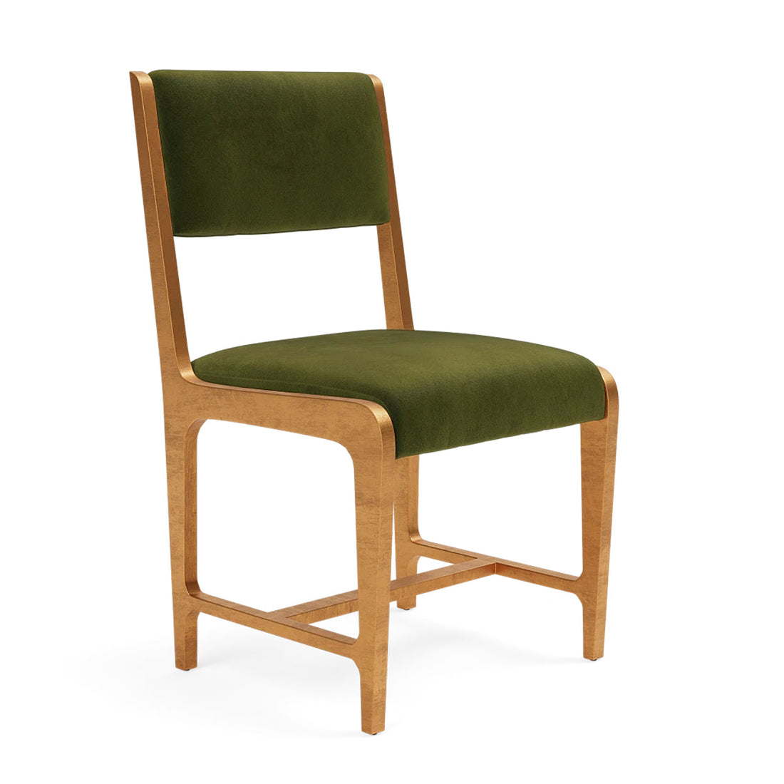 Made Goods Vallois Contemporary Metal Side Chair, Liard Cotton Velvet