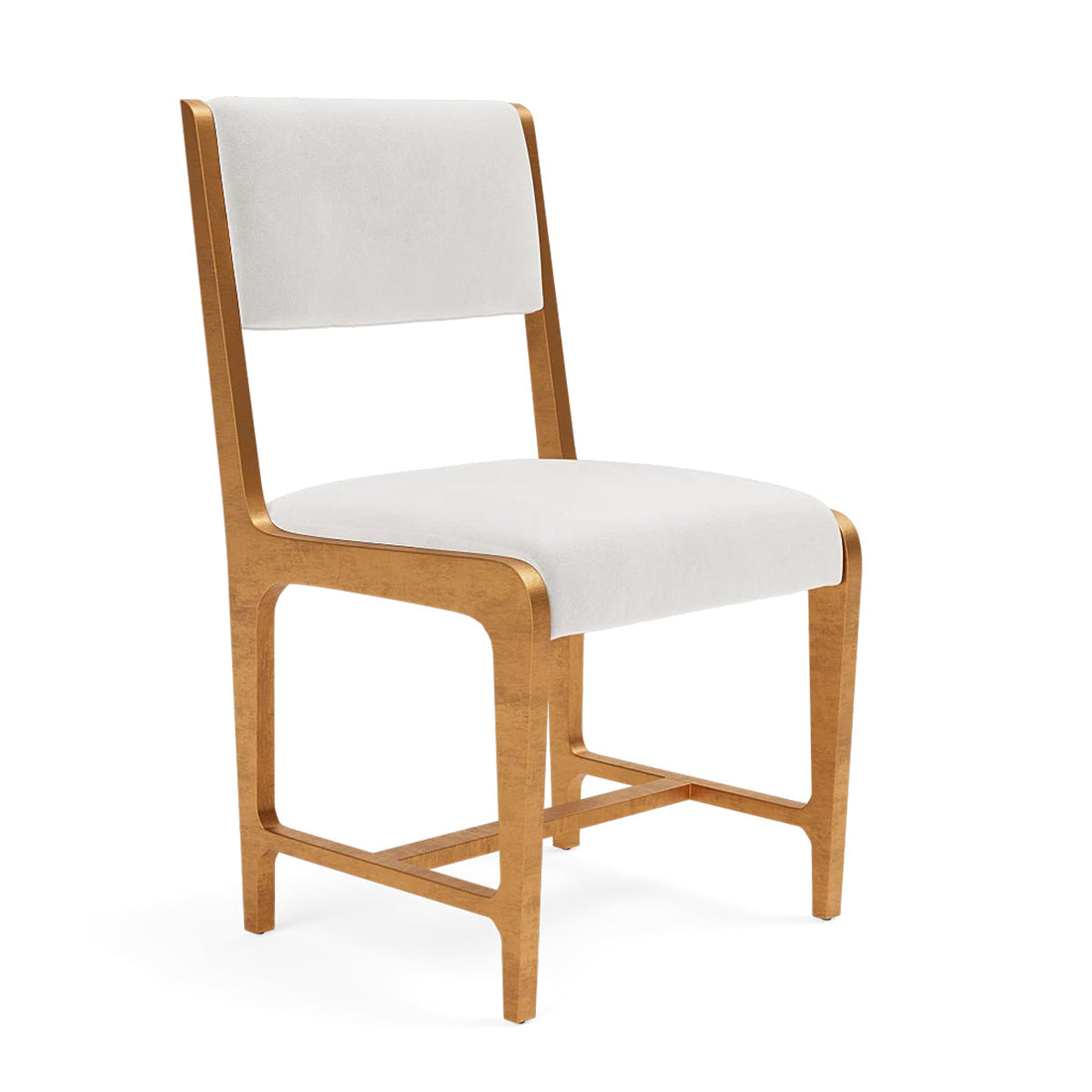 Made Goods Vallois Contemporary Metal Side Chair, Liard Cotton Velvet