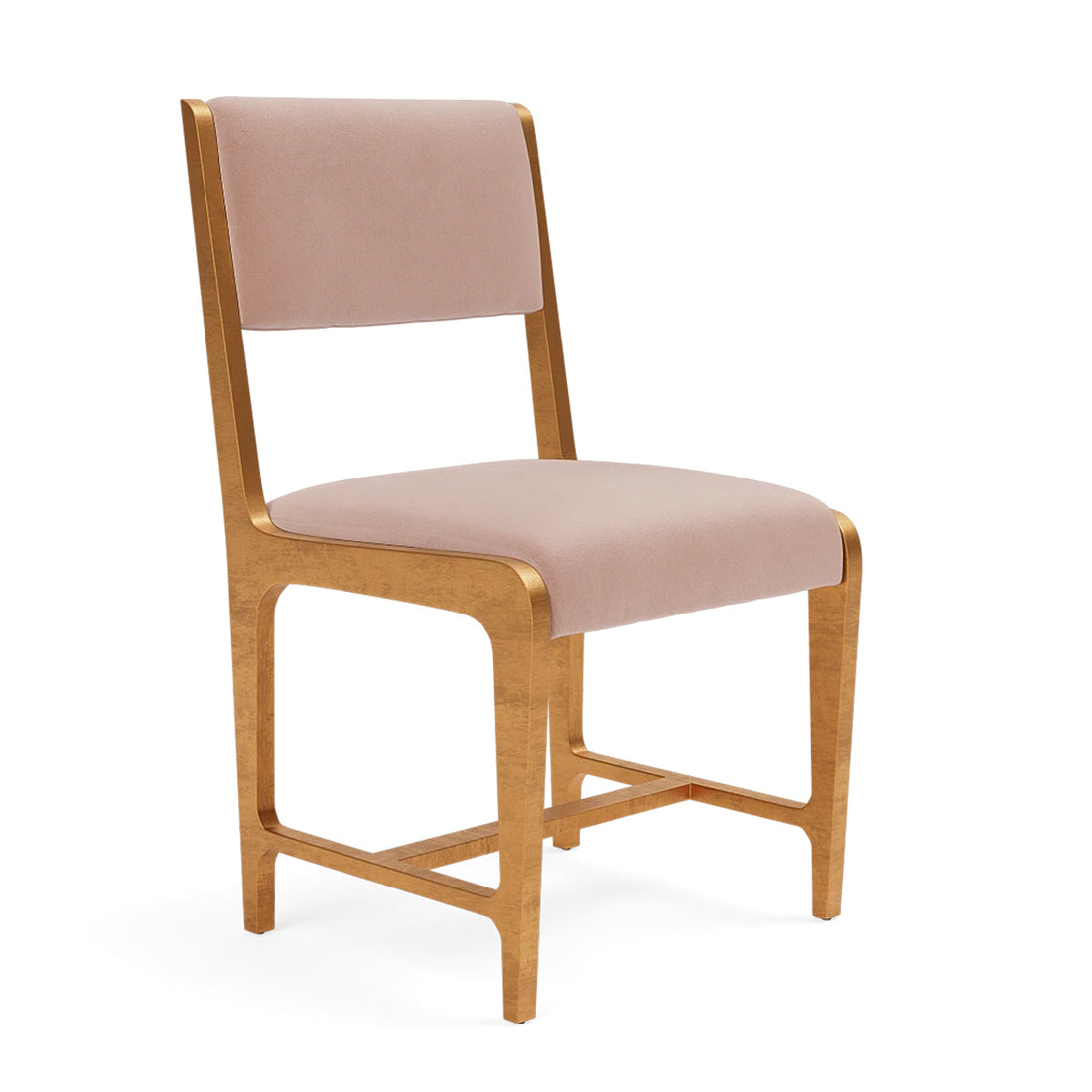 Made Goods Vallois Contemporary Metal Side Chair, Liard Cotton Velvet