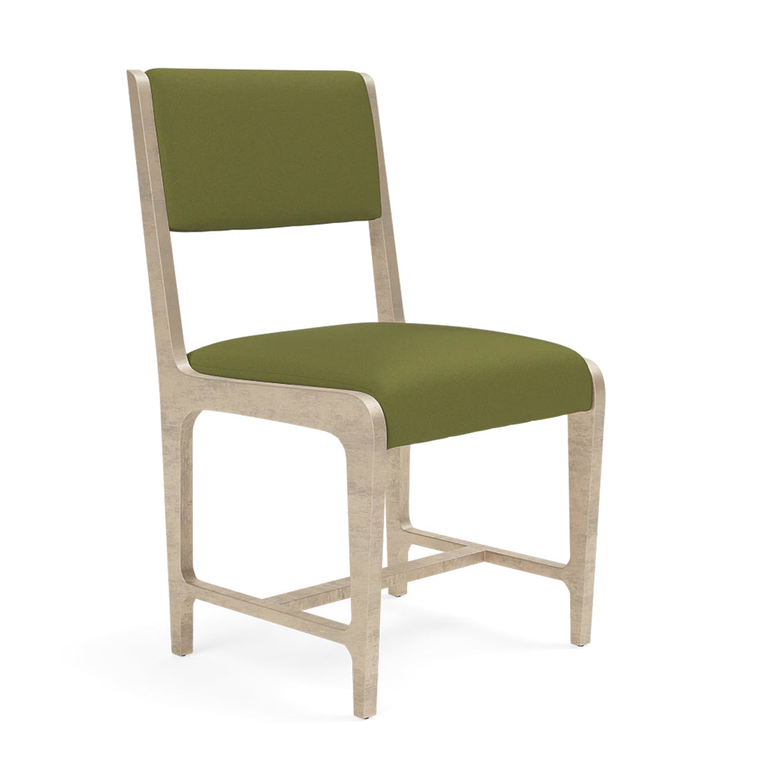 Made Goods Vallois Contemporary Metal Side Chair, Aras Mohair