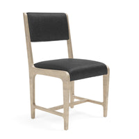 Made Goods Vallois Contemporary Metal Side Chair, Bassac Shagreen