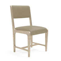 Made Goods Vallois Contemporary Metal Side Chair, Bassac Shagreen